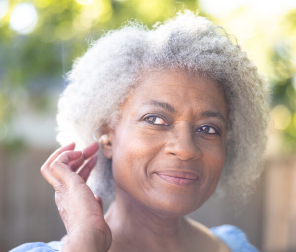 A senior black couple lifestyle image at home